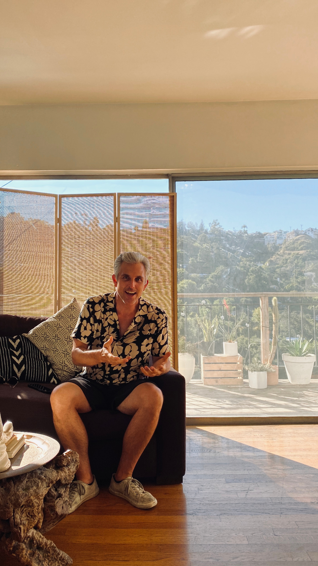 Beau at home in Los Angeles